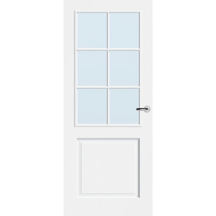 Calgary 6-ruits blank glas Calgary 6-ruits blank glas